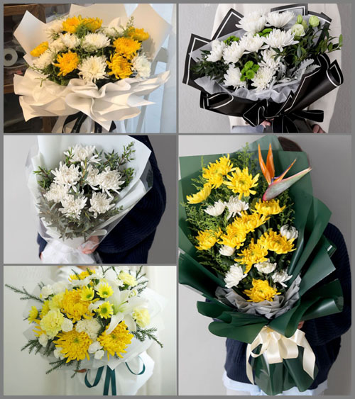 广东肇庆市广宁县木格镇白沙坑村白事花束代送